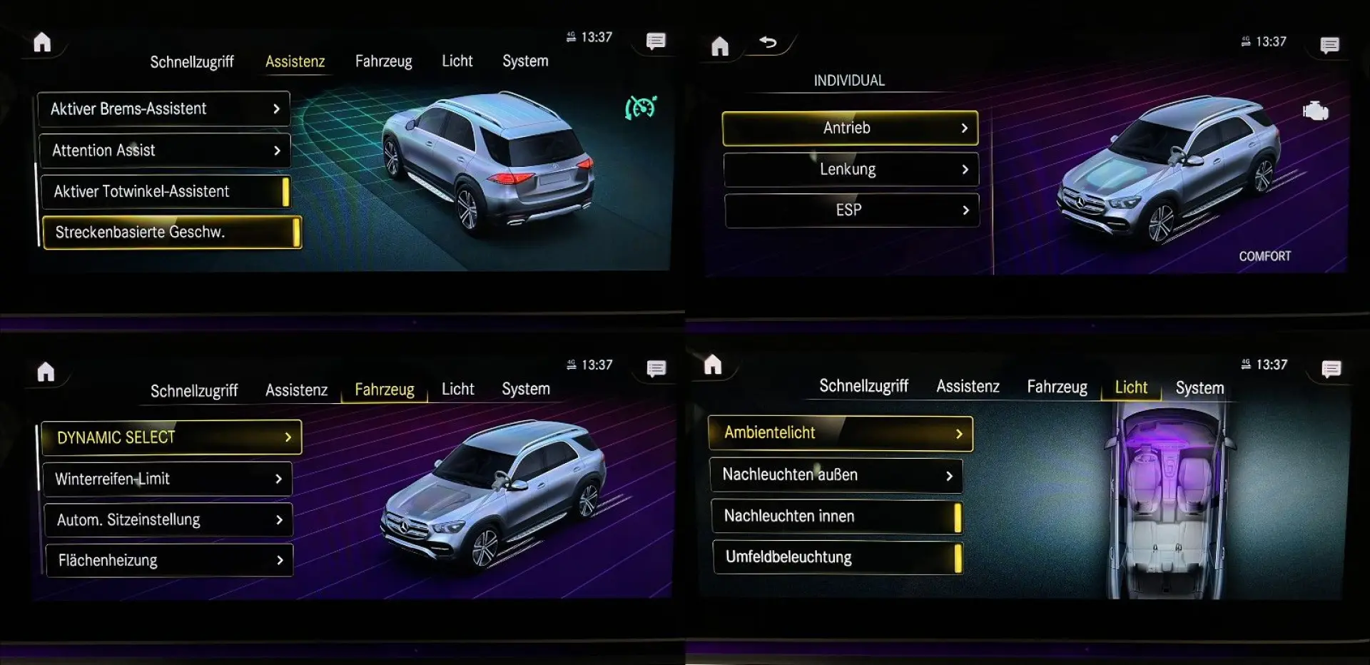 GLE 400|AMG|SOFT|NIGHT|DISTR.|360°|BURMS|MEMORY|