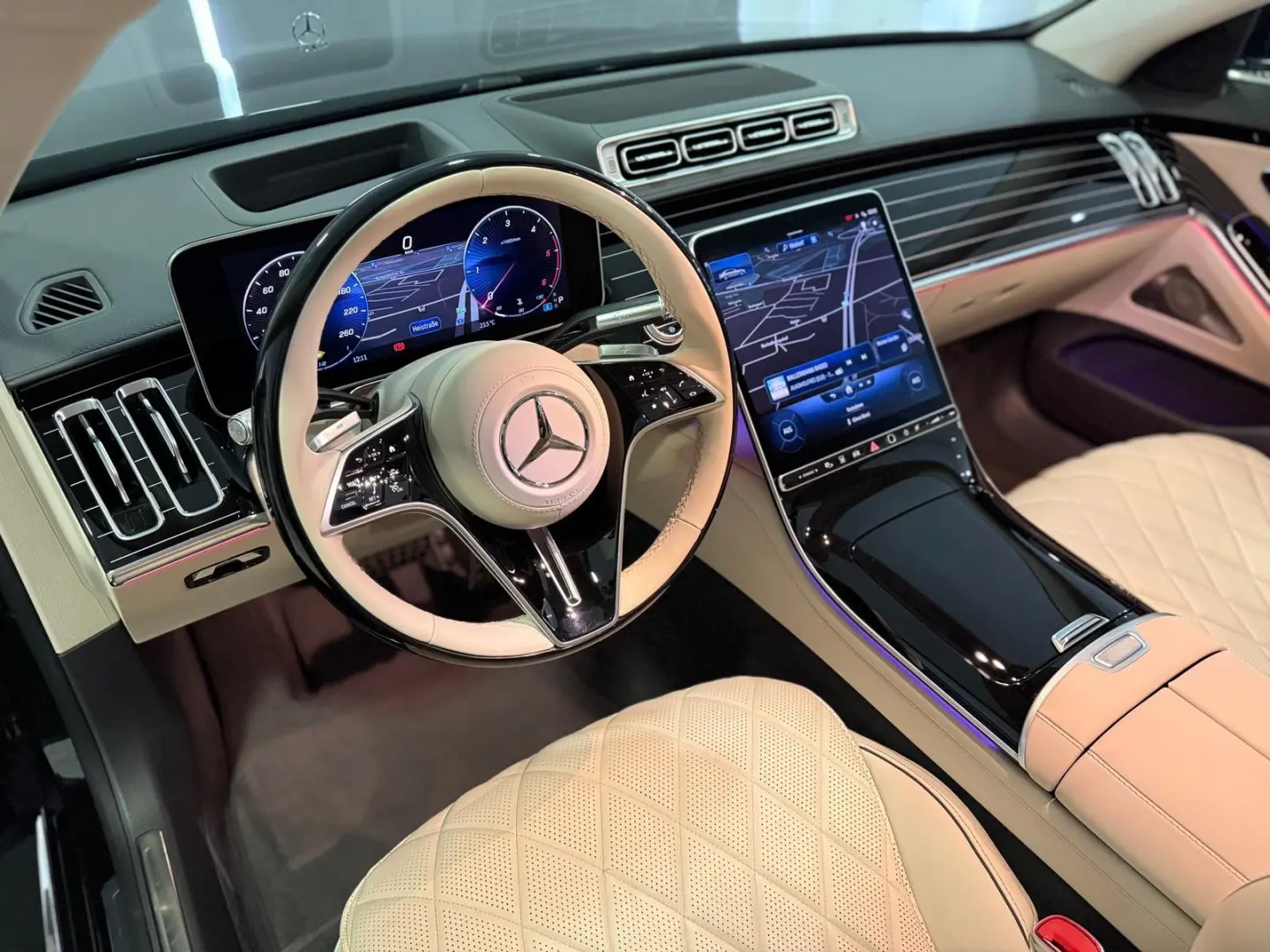 S 400 d 4M Lang AMG*LEDER-BEIGE DESIGNO*PANO*HUD