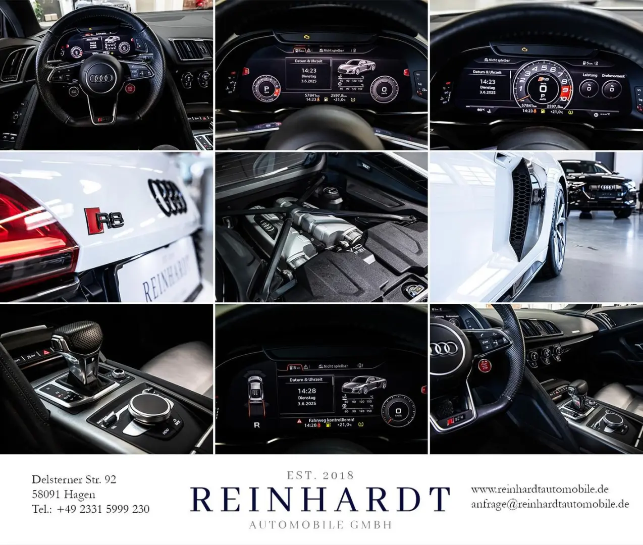 R8 COUPE 5.2FSi V10 RWD LED/NAVI+/RS-SITZE-NAPPA