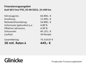 Q8 55 TFSI e quattro tiptronic S-Line Matrix B&O