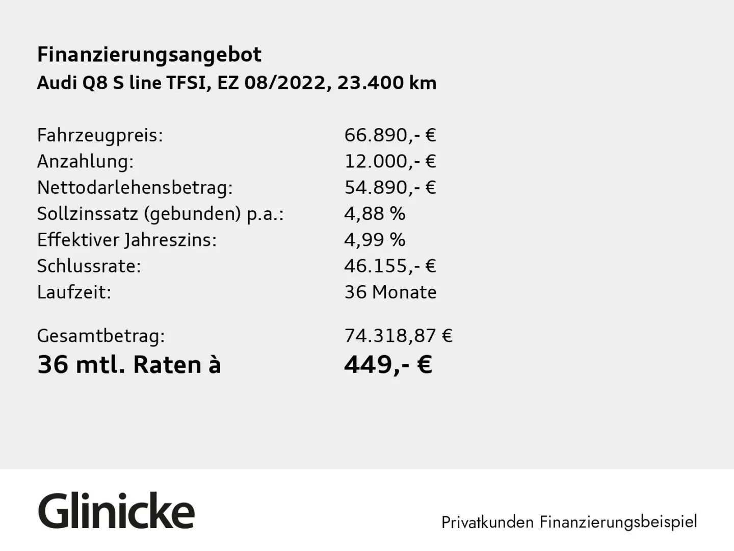 Q8 55 TFSI e quattro tiptronic S-Line Matrix B&O