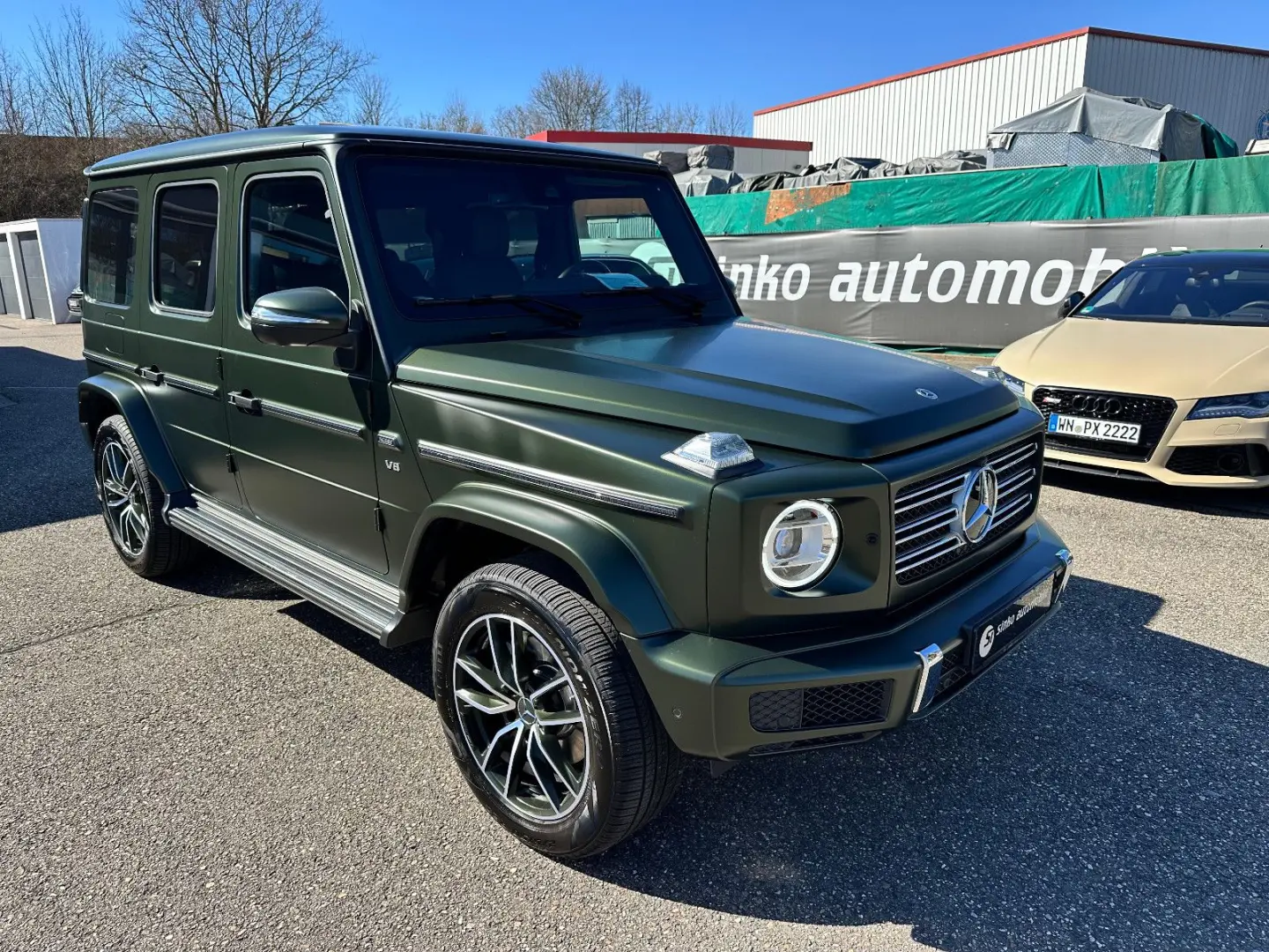 G500 V8 Final Edition Green Magno Fond-TV Standh