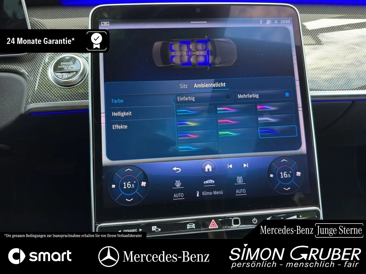 S 580 4M L AMG Night Guard 360 HAL Servolock