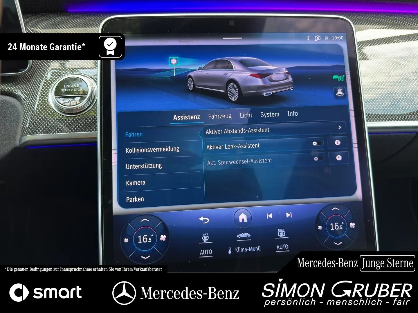 S 580 4M L AMG Night Guard 360 HAL Servolock