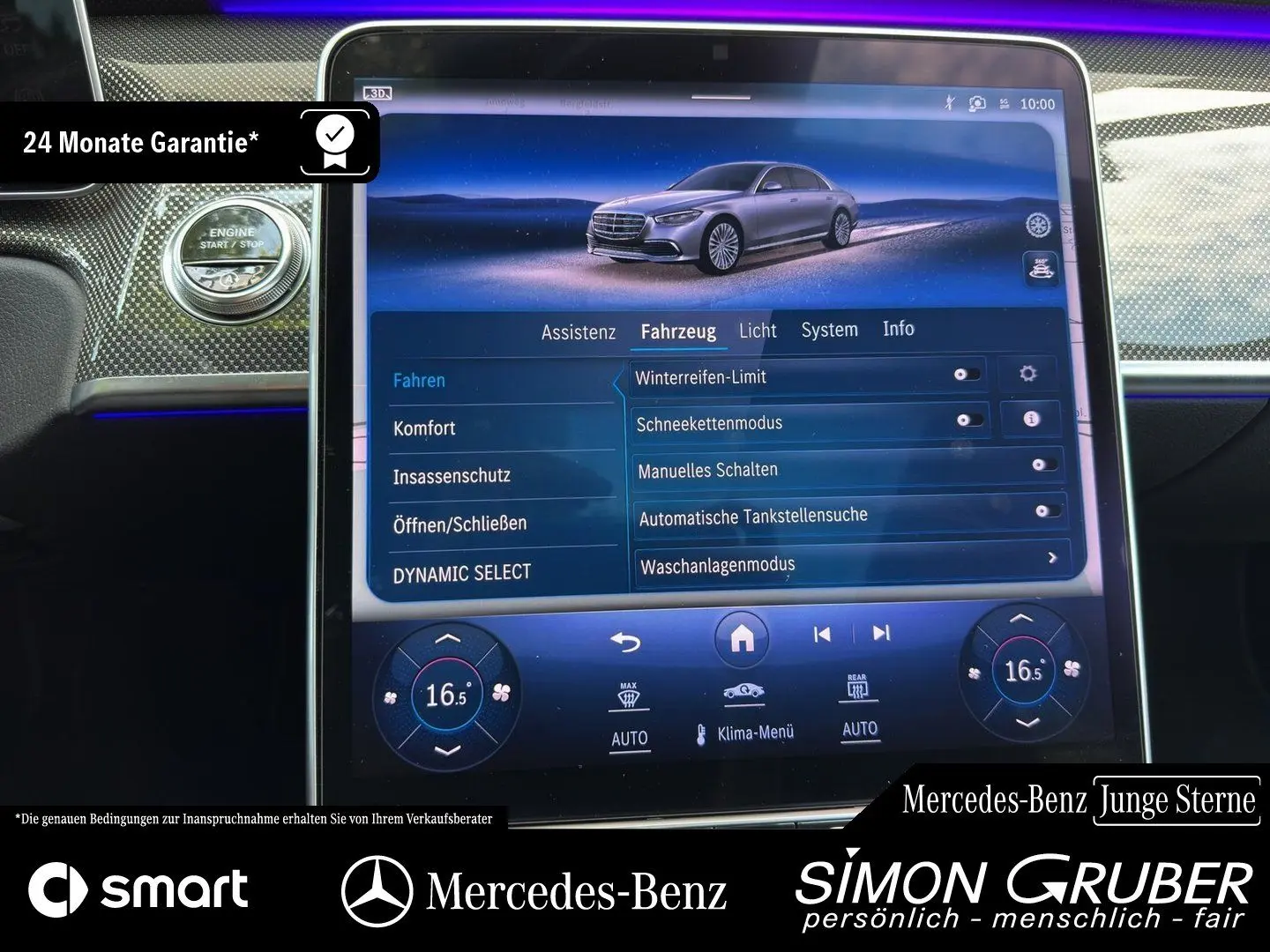 S 580 4M L AMG Night Guard 360 HAL Servolock