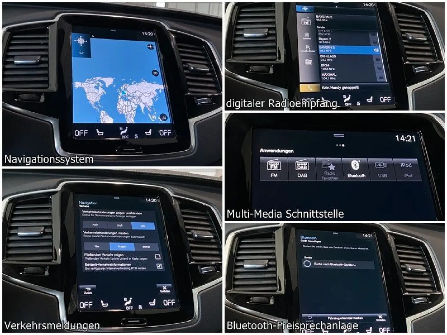 XC90 AWD R-Design KiSi Luftf Sthz H&K ACC AHK 7S