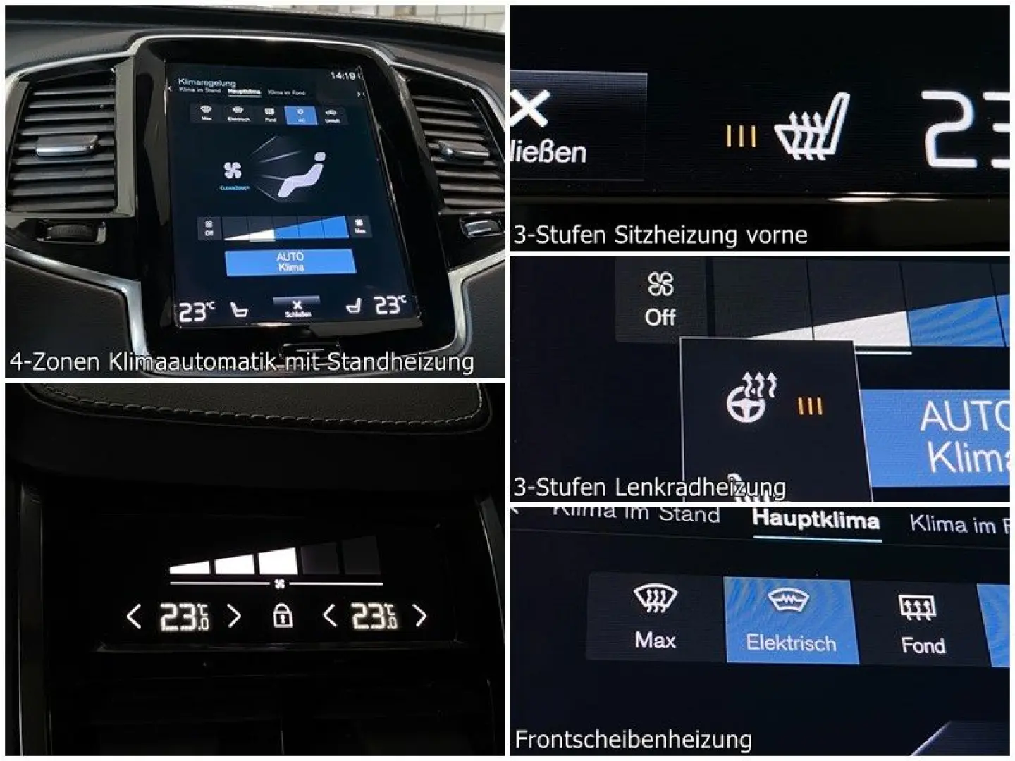 XC90 AWD R-Design KiSi Luftf Sthz H&K ACC AHK 7S