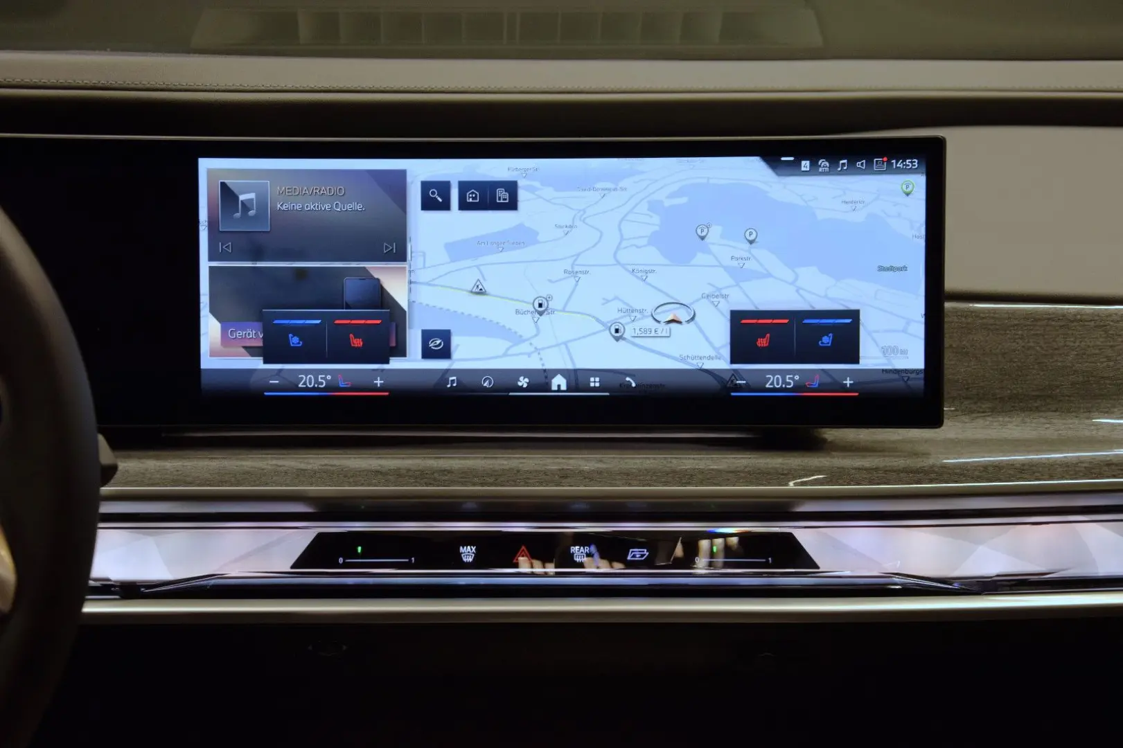 740 d xDrive Kristall Panorama TV Bowers & Wilki