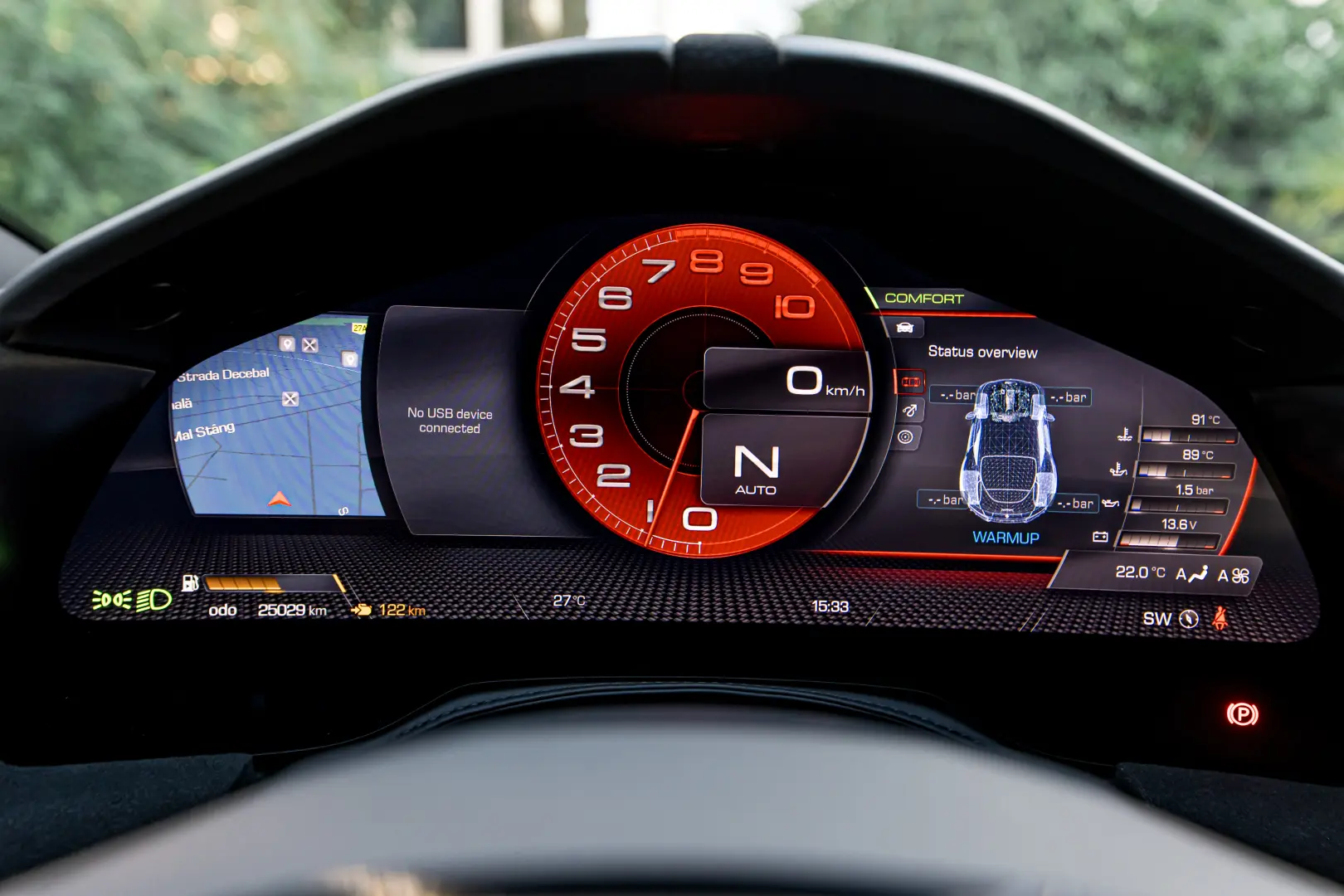 Ferrari Roma 2022 Passanger Display