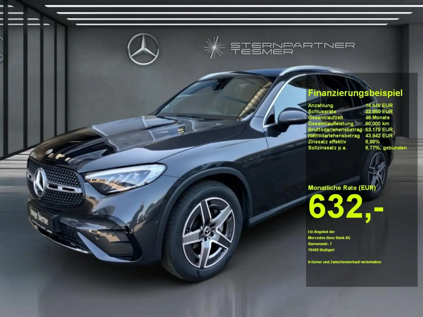 GLC 300 d 4M AMG LED RFK MBUX Distronic Mem.