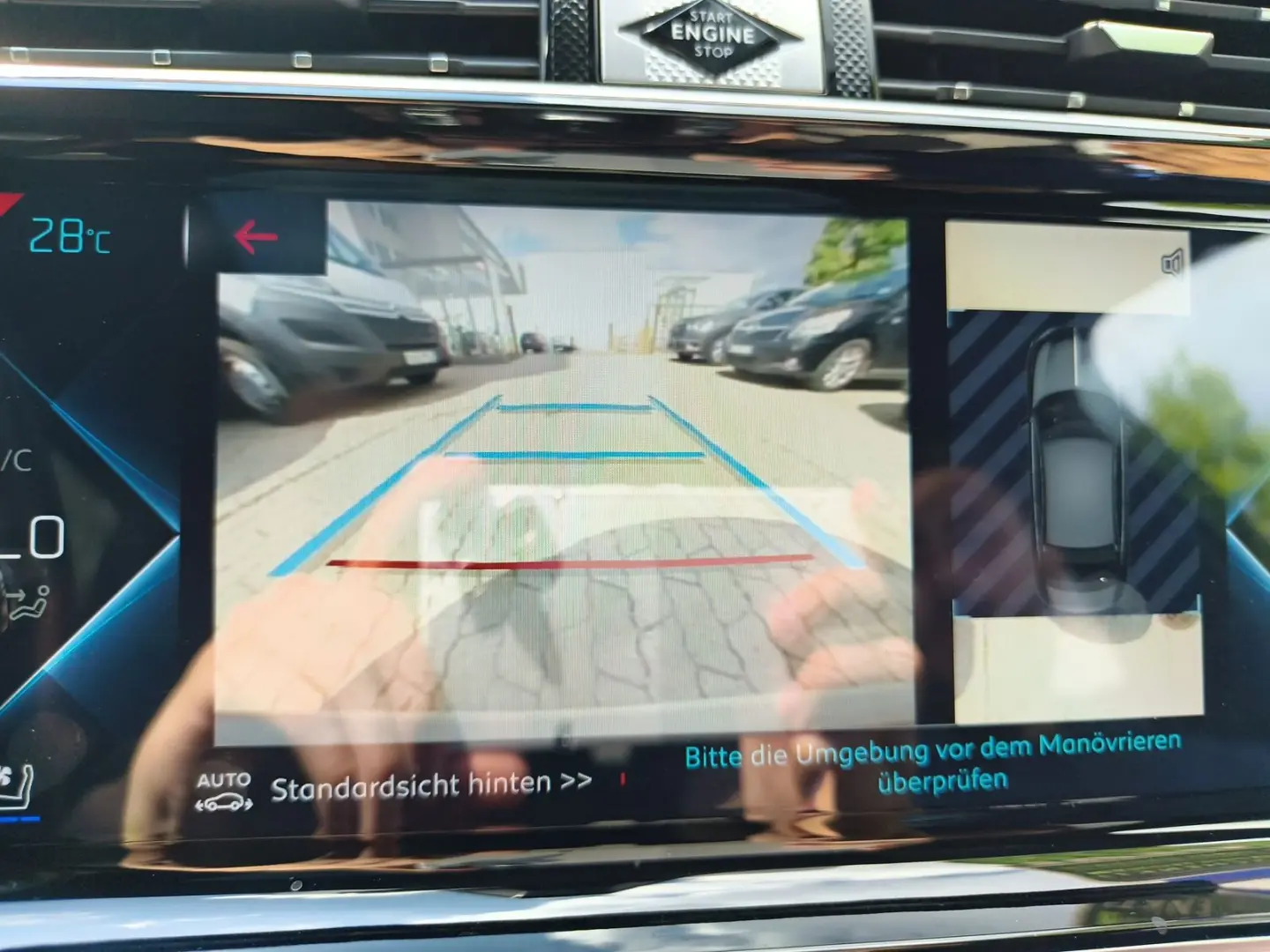 DS9 360 Rivoli E-Tense Rückfahrkamera mit 360°