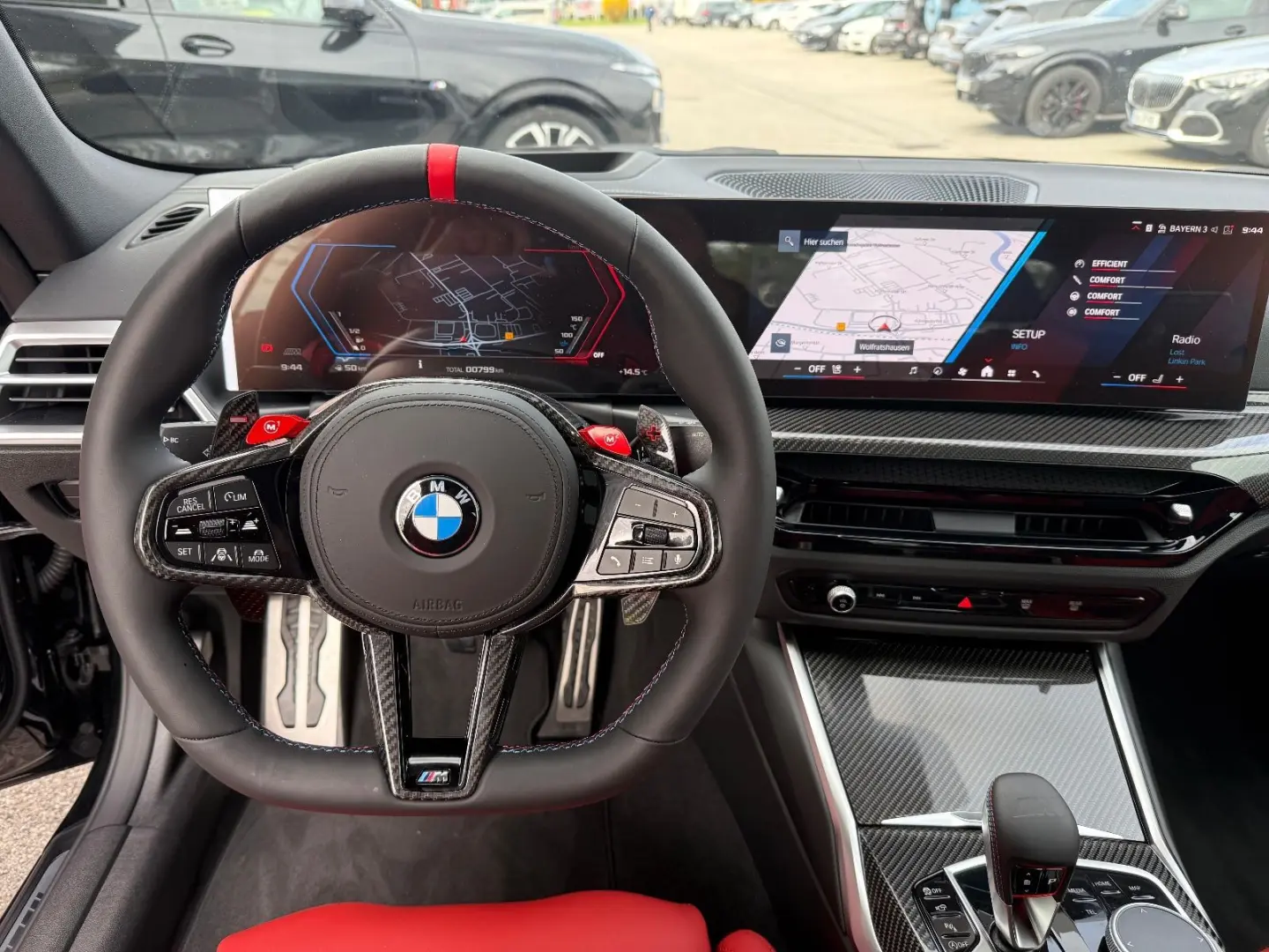 BMW M4 Competion Cabrio 530hp/Black-Red-Carbon/Full!