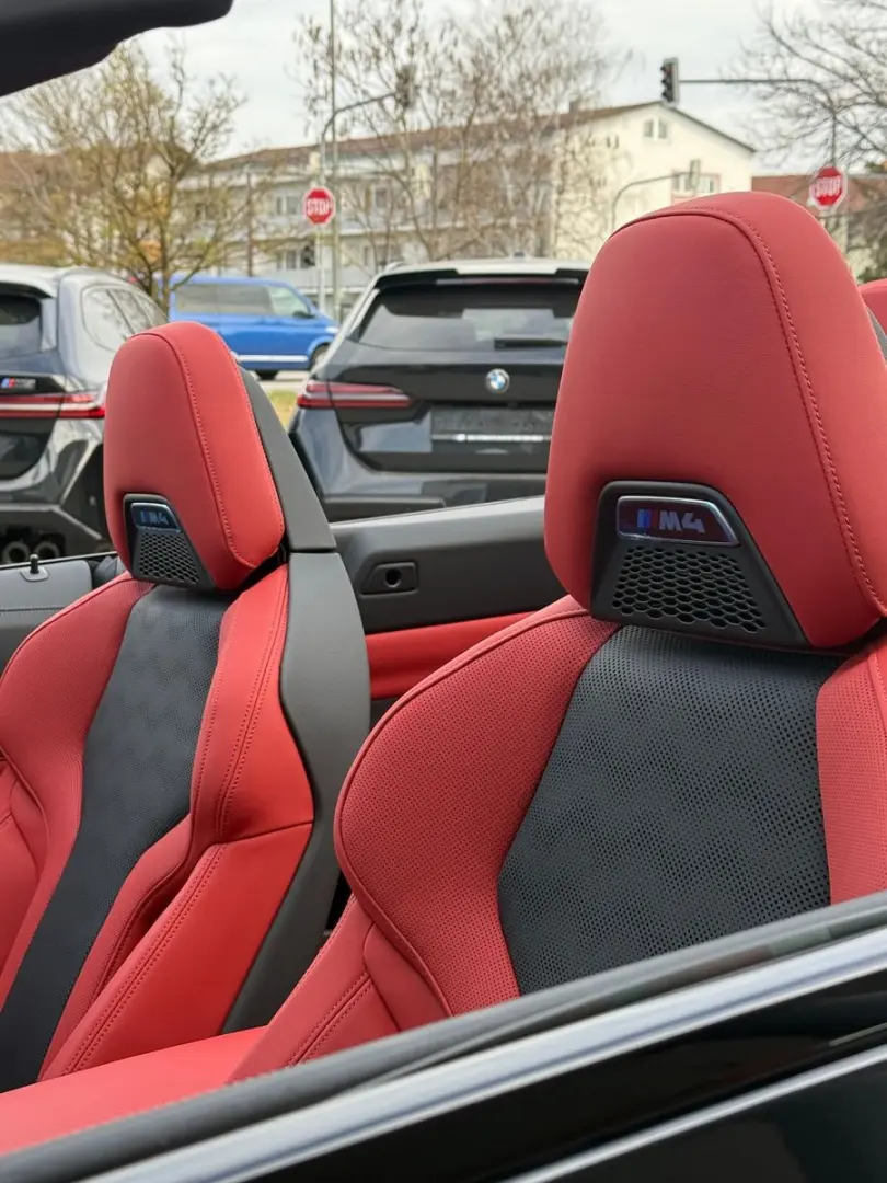 BMW M4 Competion Cabrio 530hp/Black-Red-Carbon/Full!