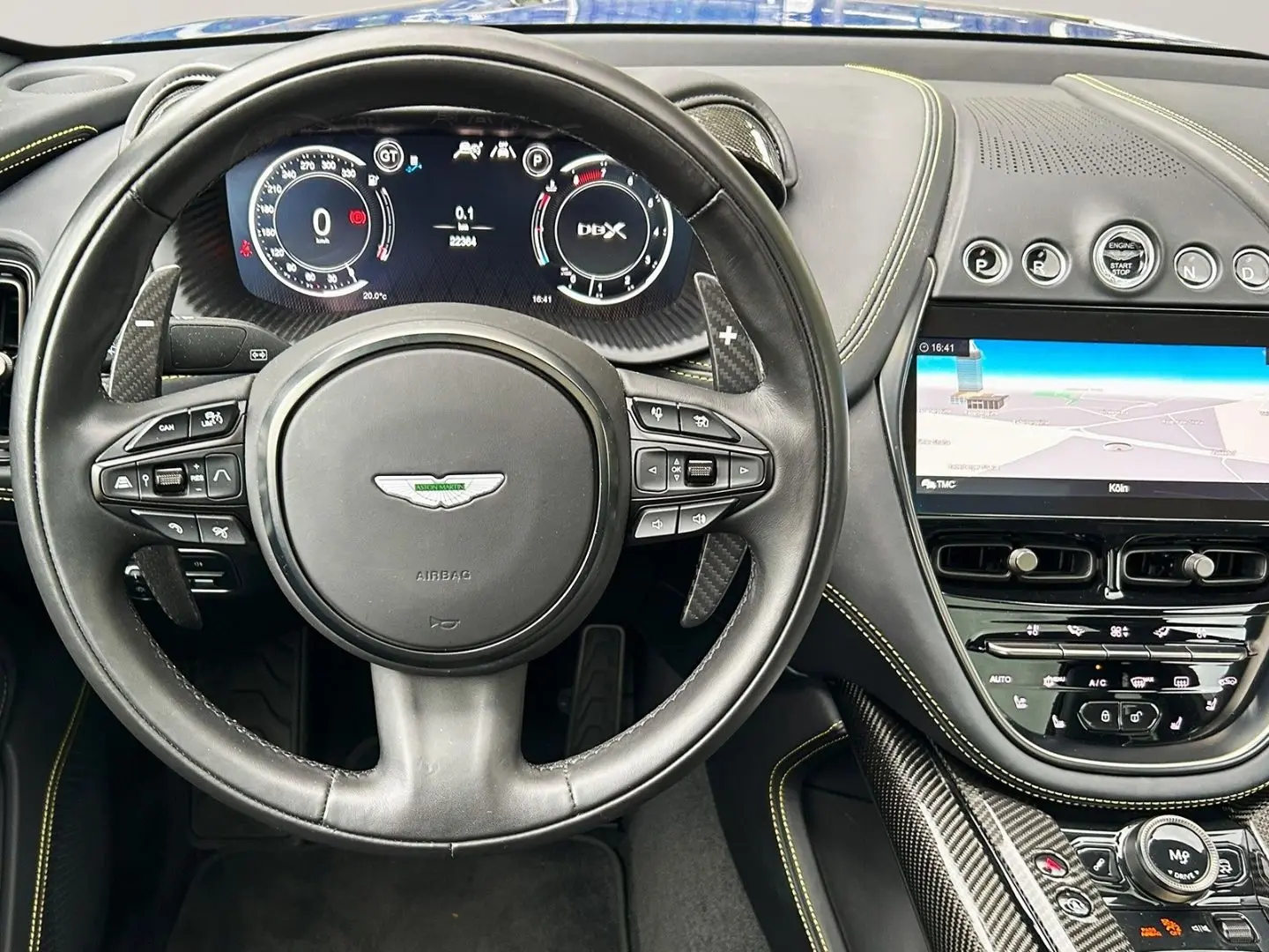 Aston Martin DBX 707 Ion Blue Onyx Black Carbon