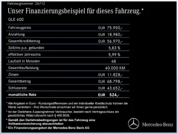 GLE 400 d 4M Coupé AMG+Night/Airmatic/AHK/360°