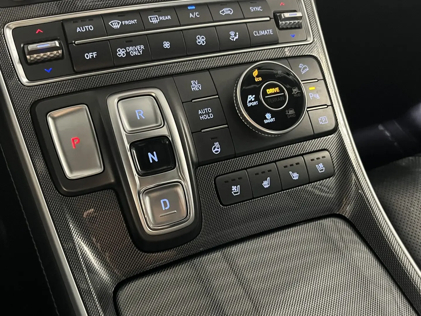 Santa Fe Prime Hybrid 4WD Pano. HUD R.Cam Leder