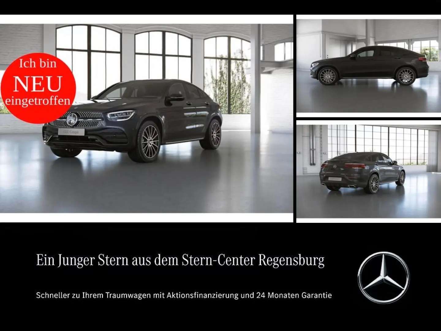 GLC 220 d 4M Coupé+AMG+360°+NIGHT+KAMERA+PDC+LED