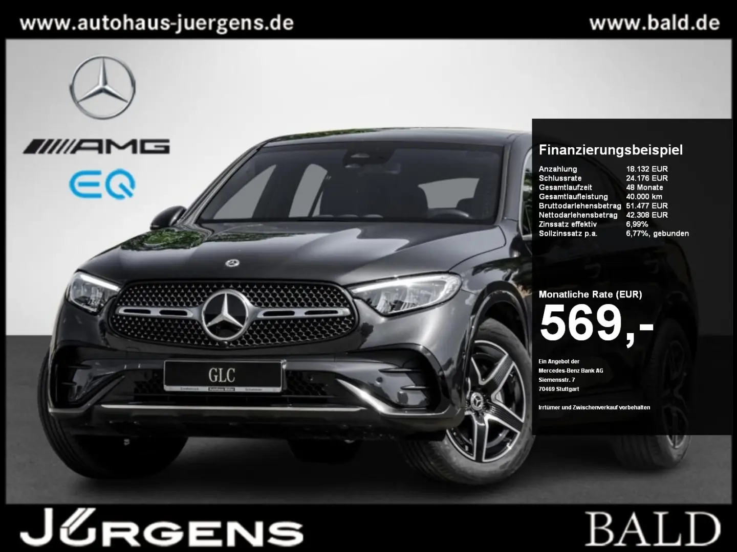 GLC 200 4M Coupé AMG-Sport/Pano/AHK/Winter/Memo
