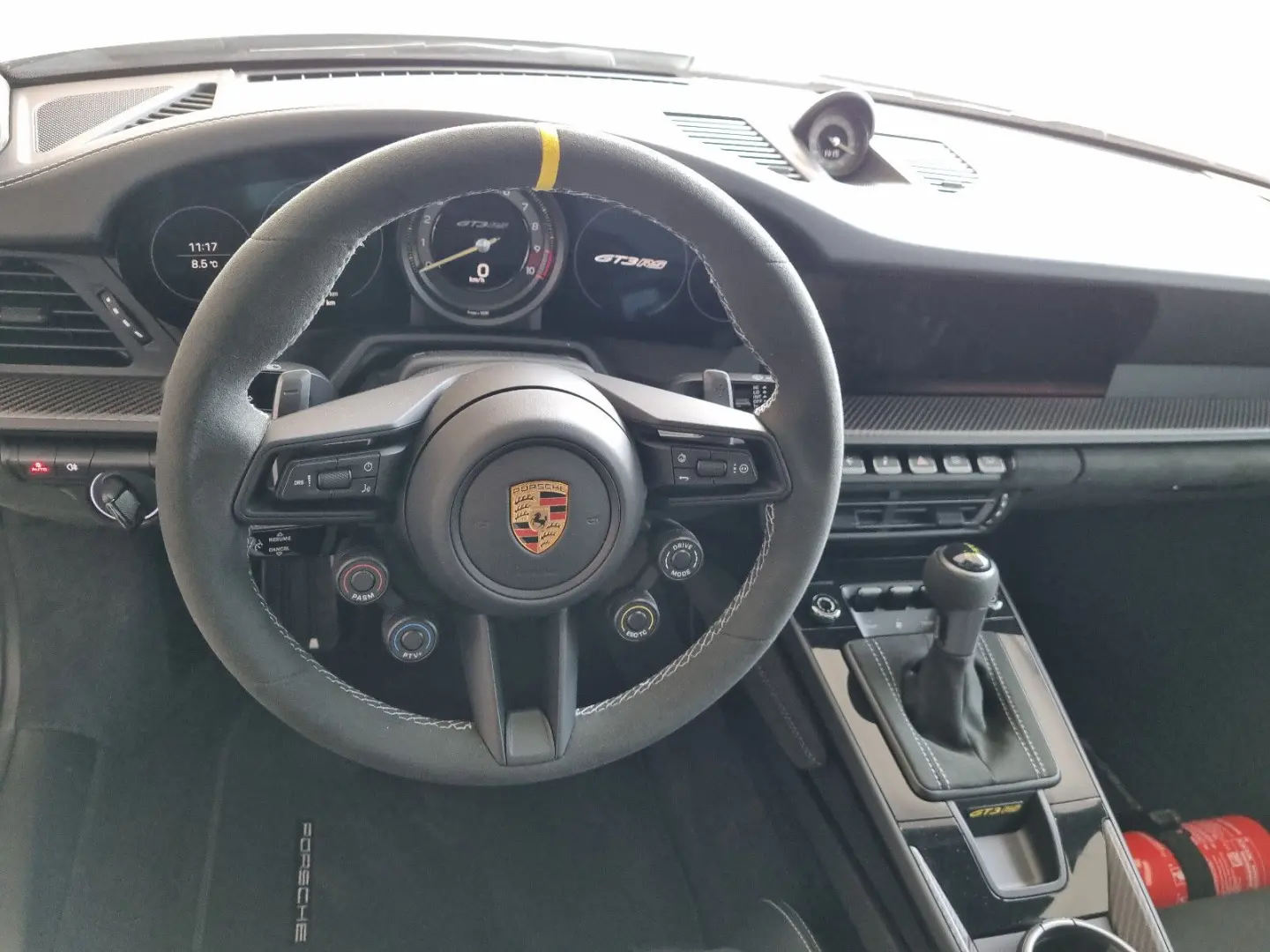 992 911 GT3 RS Lift Leder Grün Carbon Kamera 