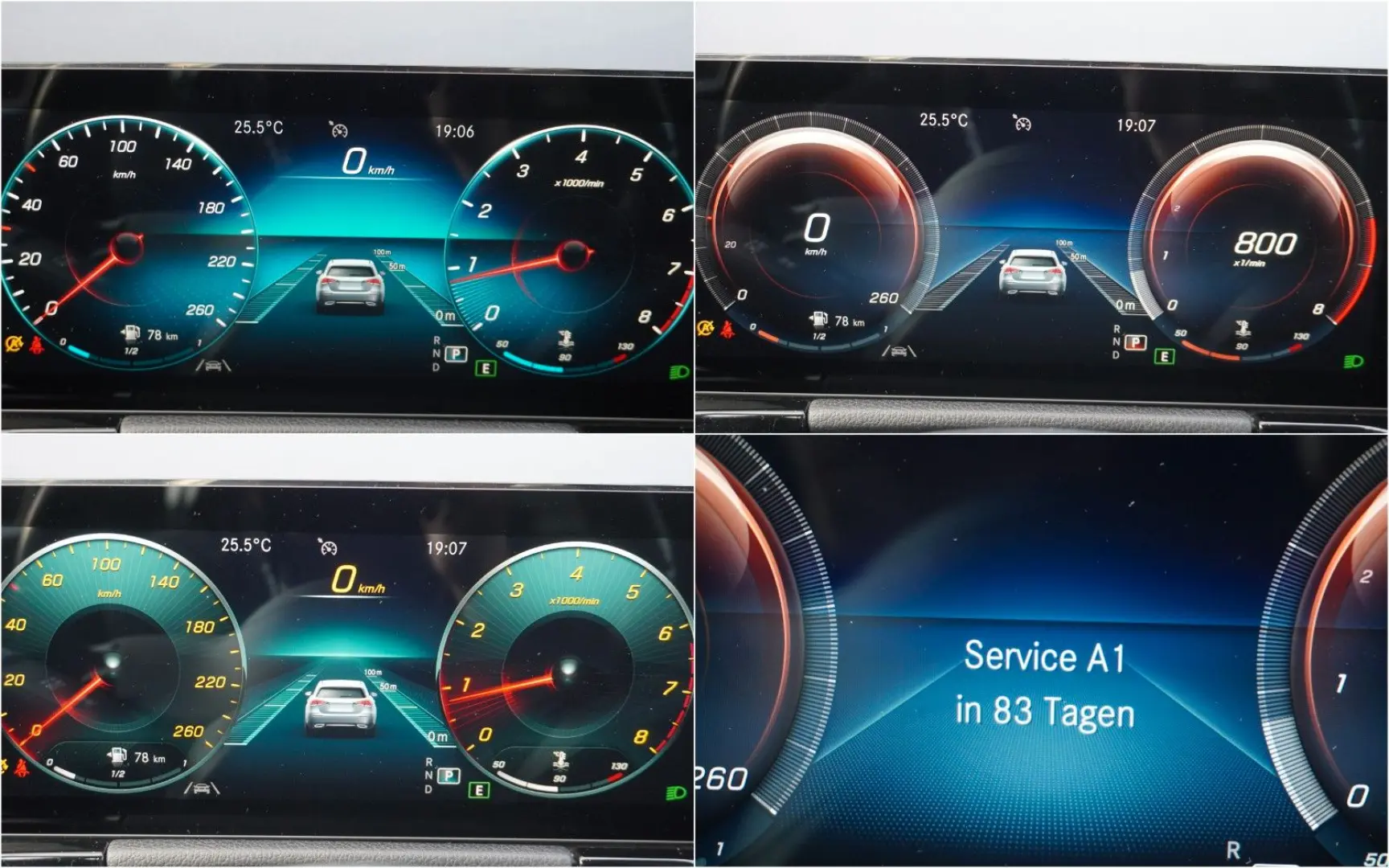 GLA 180 LED/Wide-Screen/Ambiente/Qi/Leder