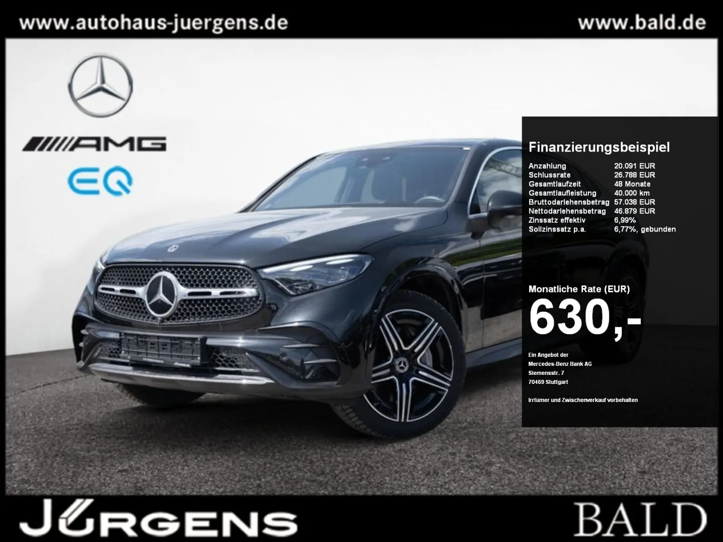 GLC 300 4M Coupé AMG-Sport/360/Pano/AHK/Sitzklim