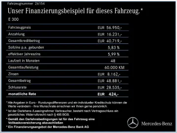 E 300 de AMG/MBUX/LED/Burmester4D/Distronic/19