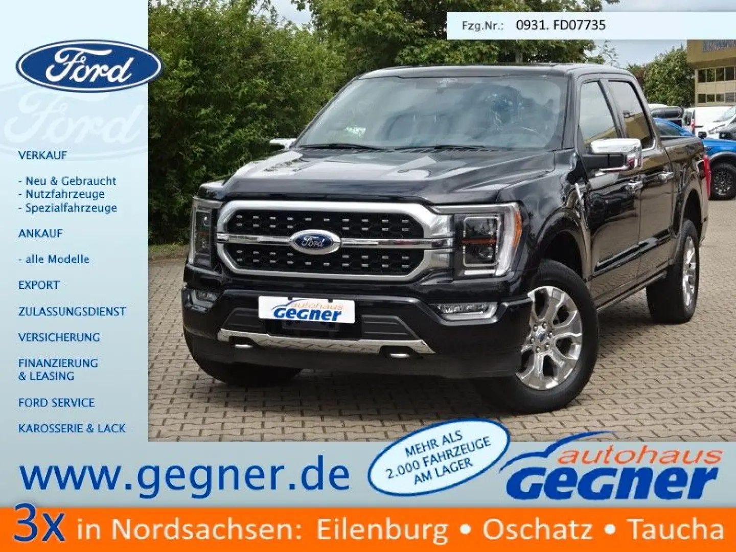 F-150 3.5 V6 EcoBoost 4x4 Platinum Pano AHK