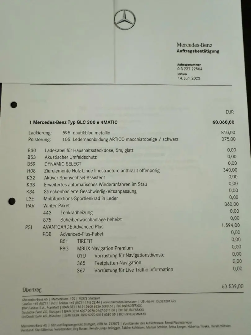 GLC 300 e 4MATIC Autom. -
