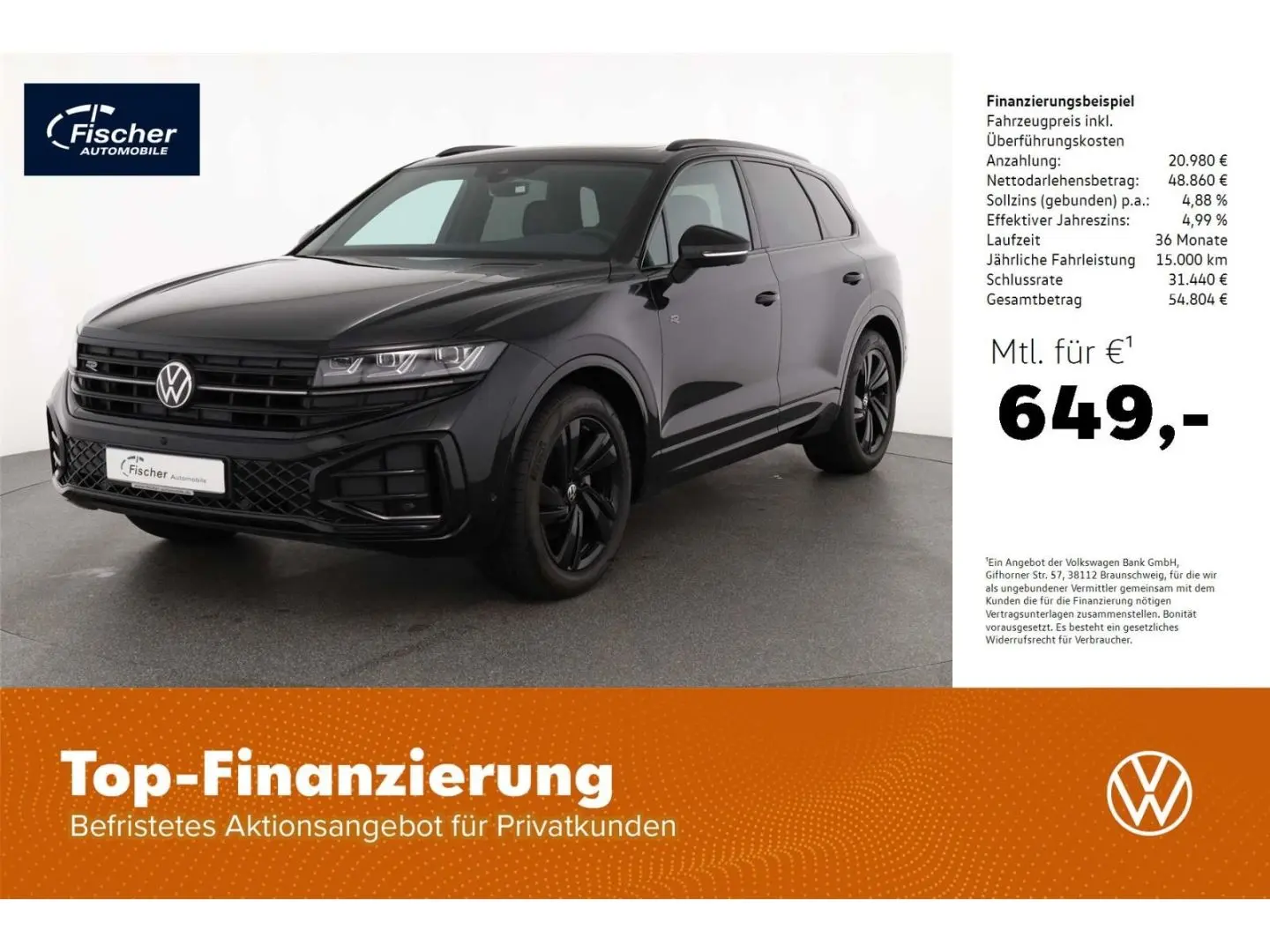 Touareg 3.0 TDI V6 4Mot. R-Line Black Style Tip.