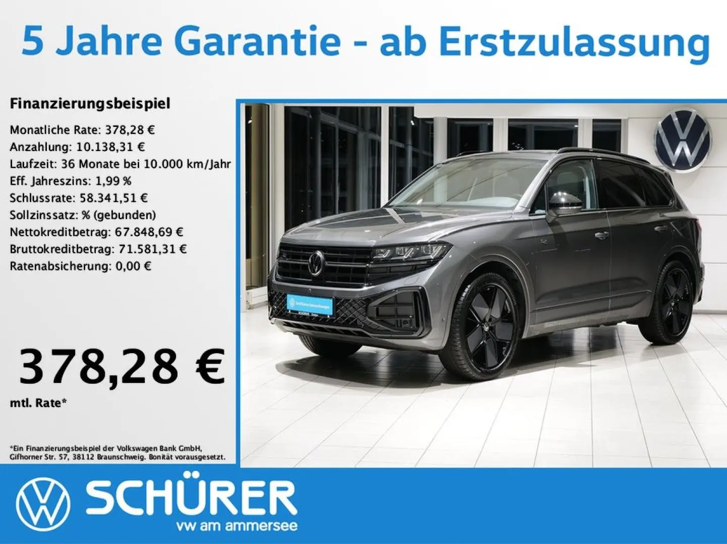 Touareg 3.0TDI R-Line Blackstyle Pano Allradlenk