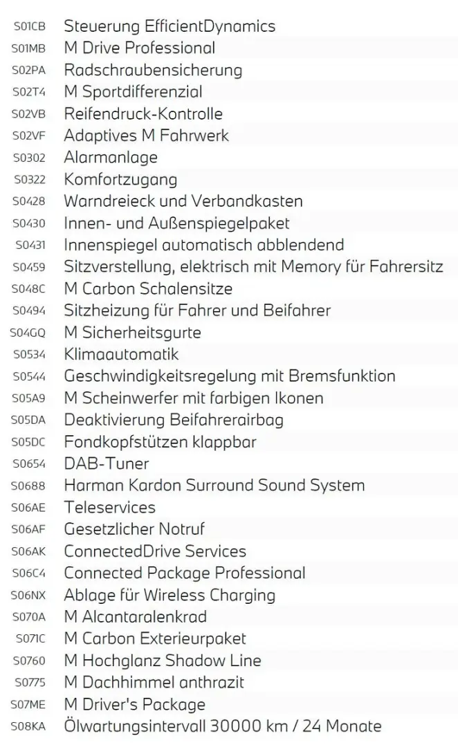 M3 CS Carbon/Keramik/M-Driver's Package/limitier