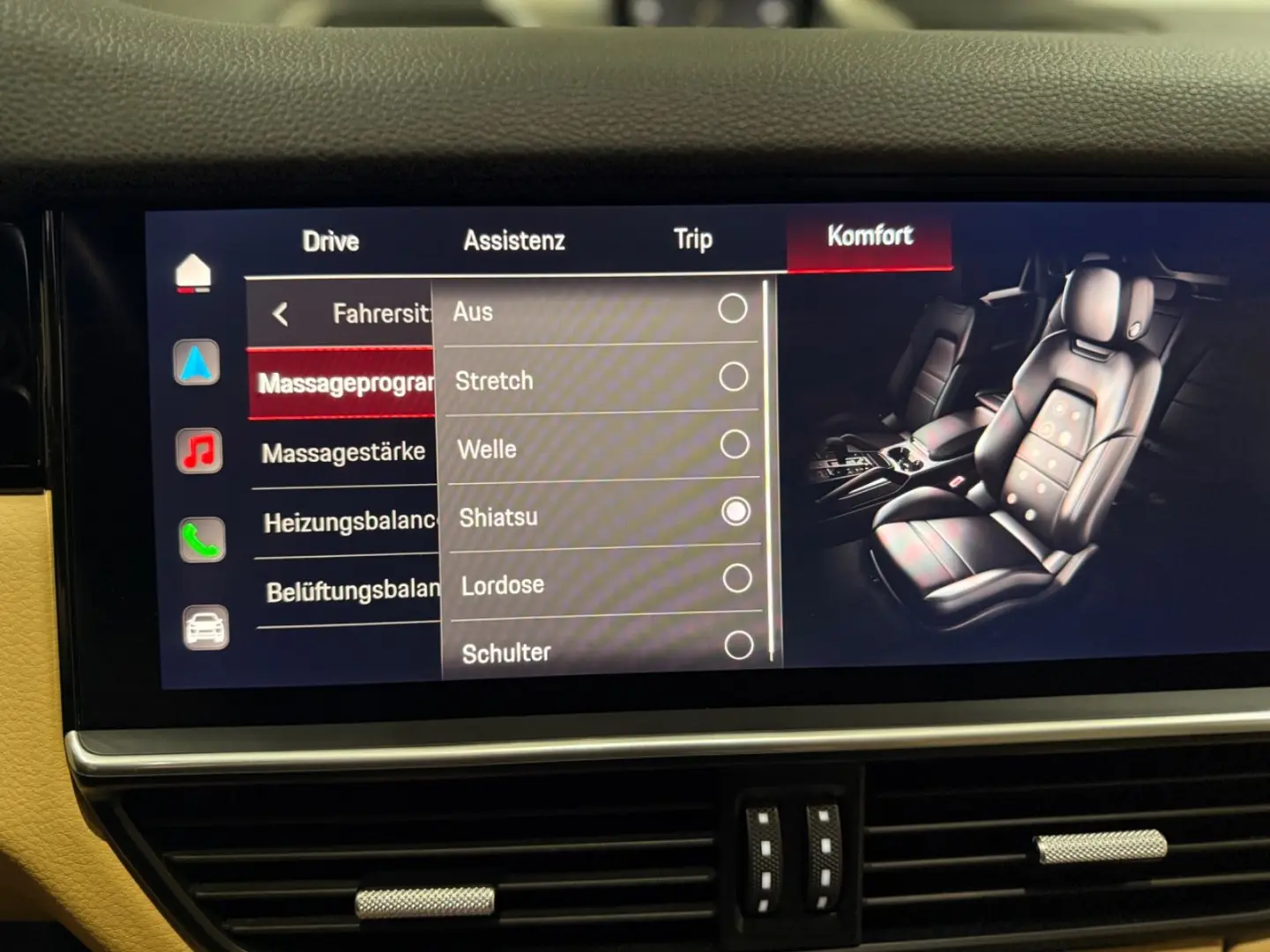 Cayenne E-Hybrid Platinum Burmester 360° Massage