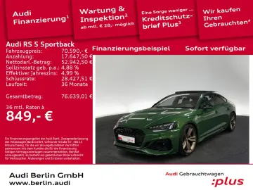 RS 5 Sportback 2.9 TFSI qu.tiptr. RFK NAVI ACC