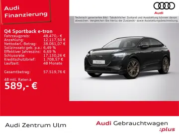 Q4 Sportback 45 e-tron quattro 210 kW