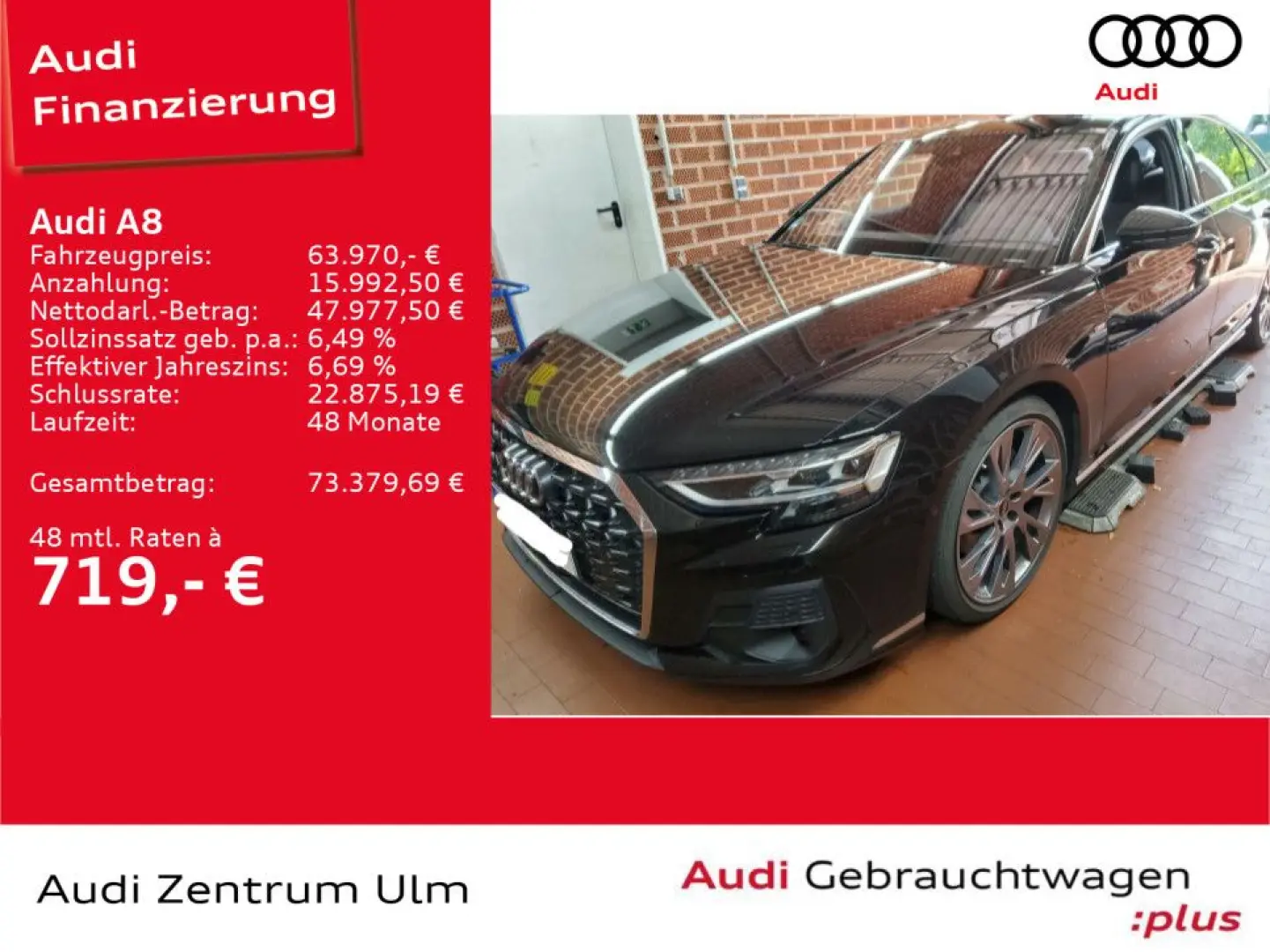 A8 S line 50 TDI qu. PANO AHK HuD LUFT B&O 360°K