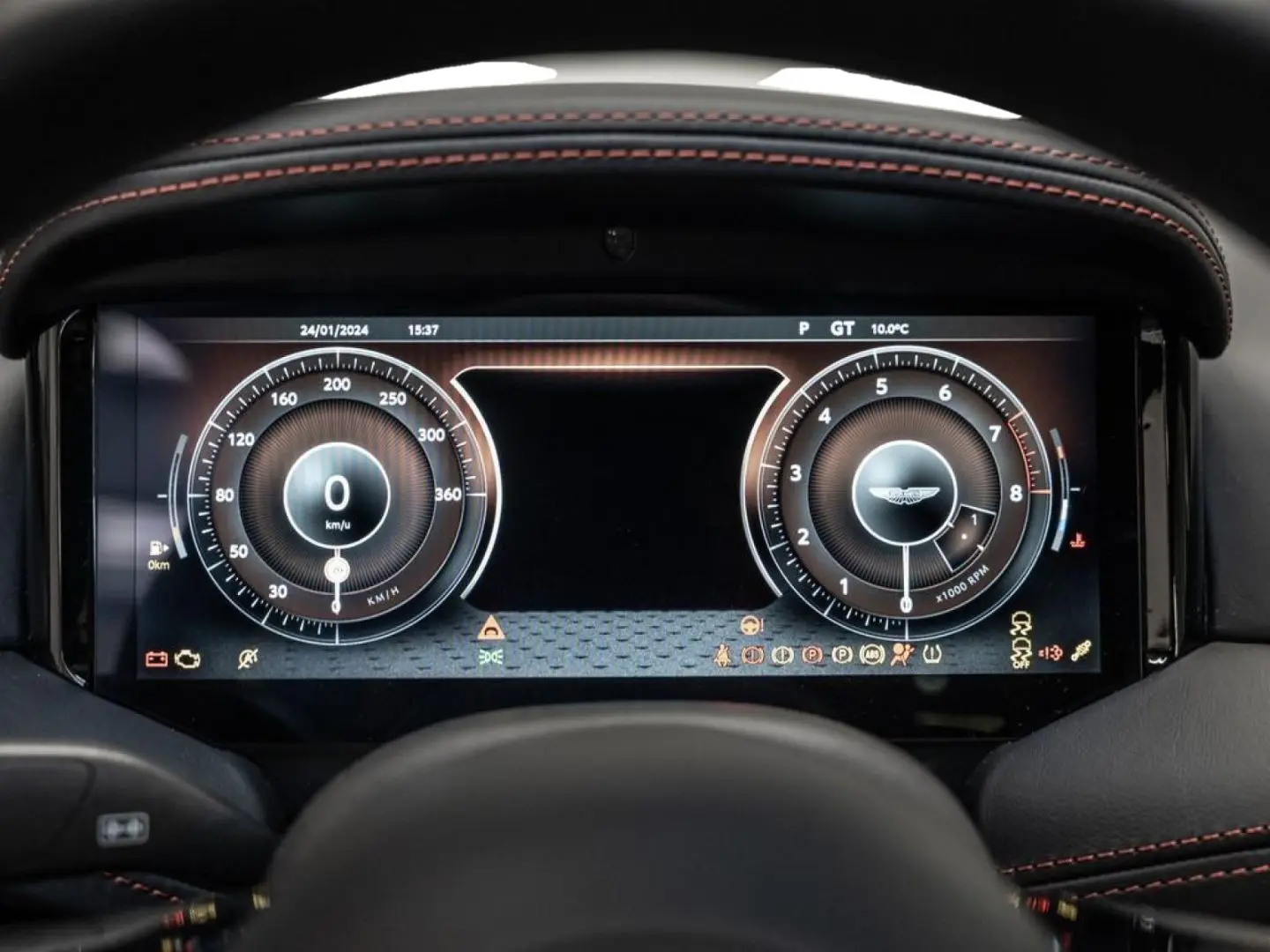DB12 Oberon Black Carbonbremse Interieur Duotone
