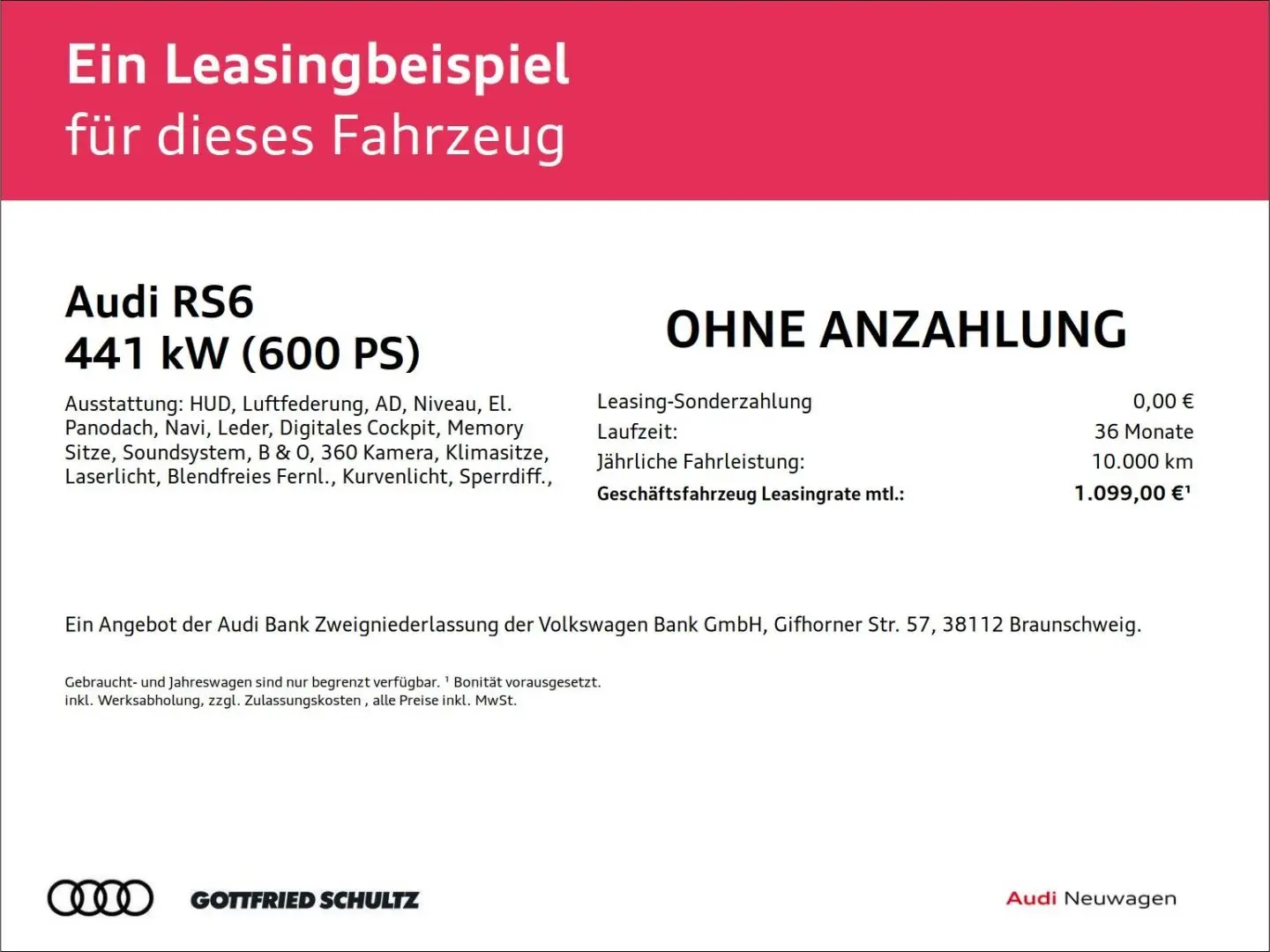 RS6 Avant TFSI quattroRS-Dynamikpaket plus 305 k