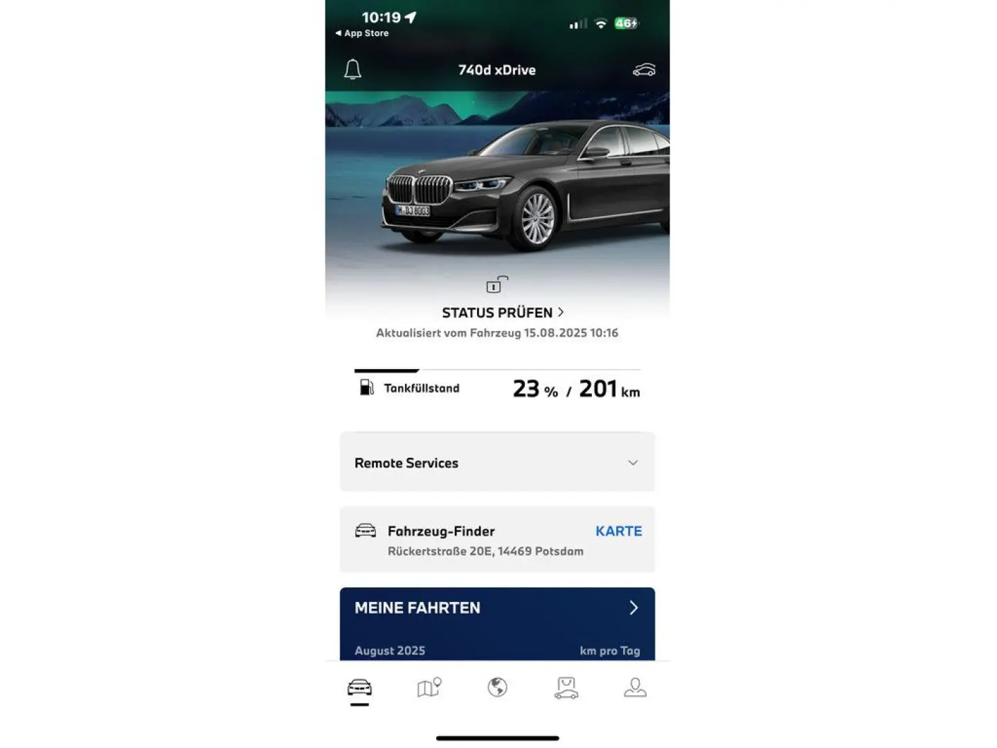 740d xDrive Executive, Bower, Massage, TV-Fond, 