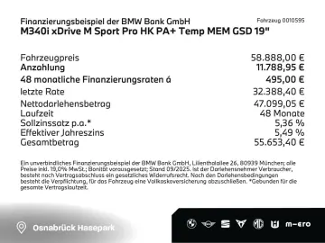 M340i xDrive M Sport Pro HK PA+ Temp MEM GSD 19