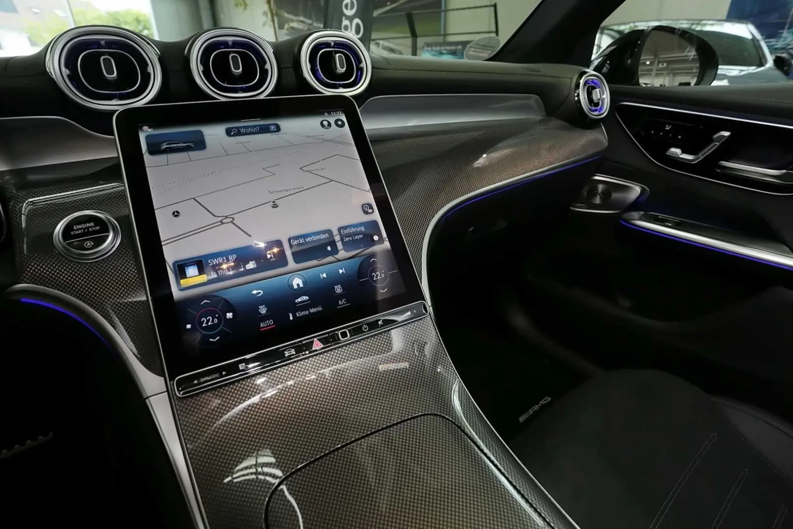 GLC 300 d 4M AMG Night+MBUX+360°+Pano+AHK+Distro