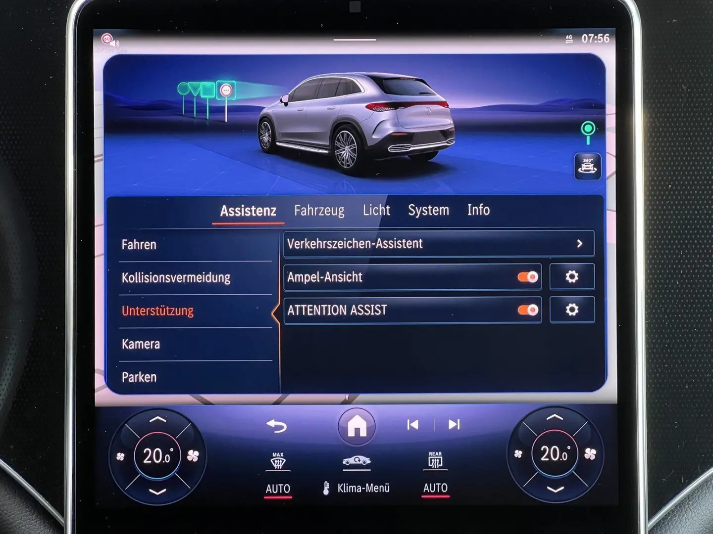 EQE 350 4M SUV Electric Art AHK 4xSHZ 360° Pano