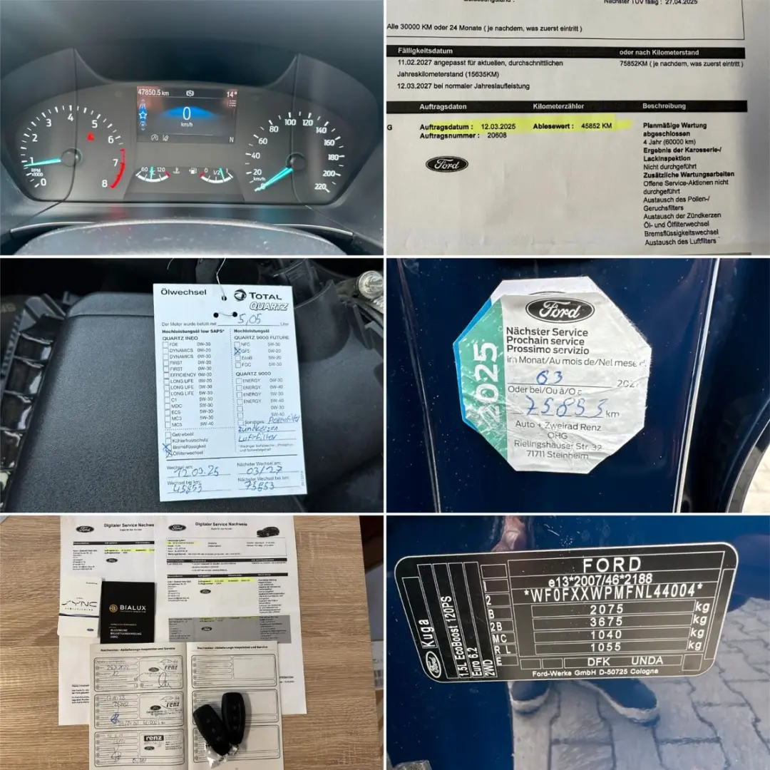 Kuga*org.47TKm*TüVneu*Navi*Klima*Temp*Park*SR+WR