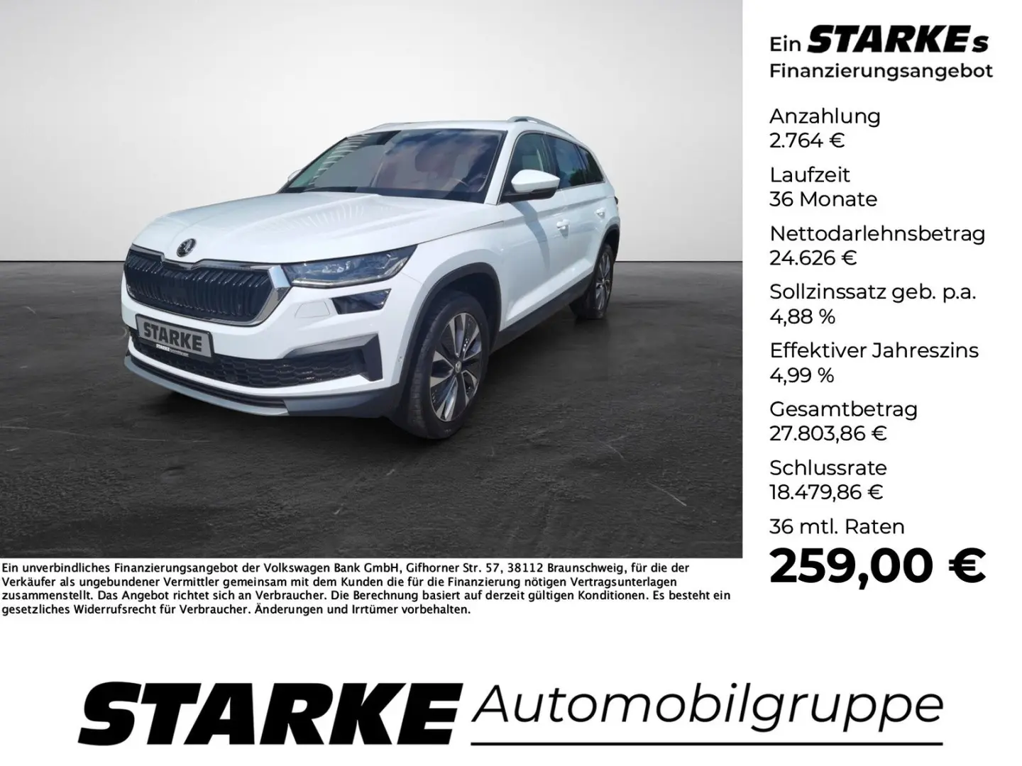 Kodiaq 1.5 TSI DSG Tour  Navi LED Kamera PDC LM 