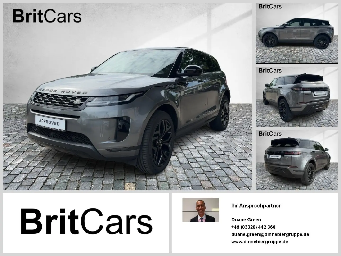 Range Rover Evoque P250 S,HUP,Pano AHK, 360,Blac
