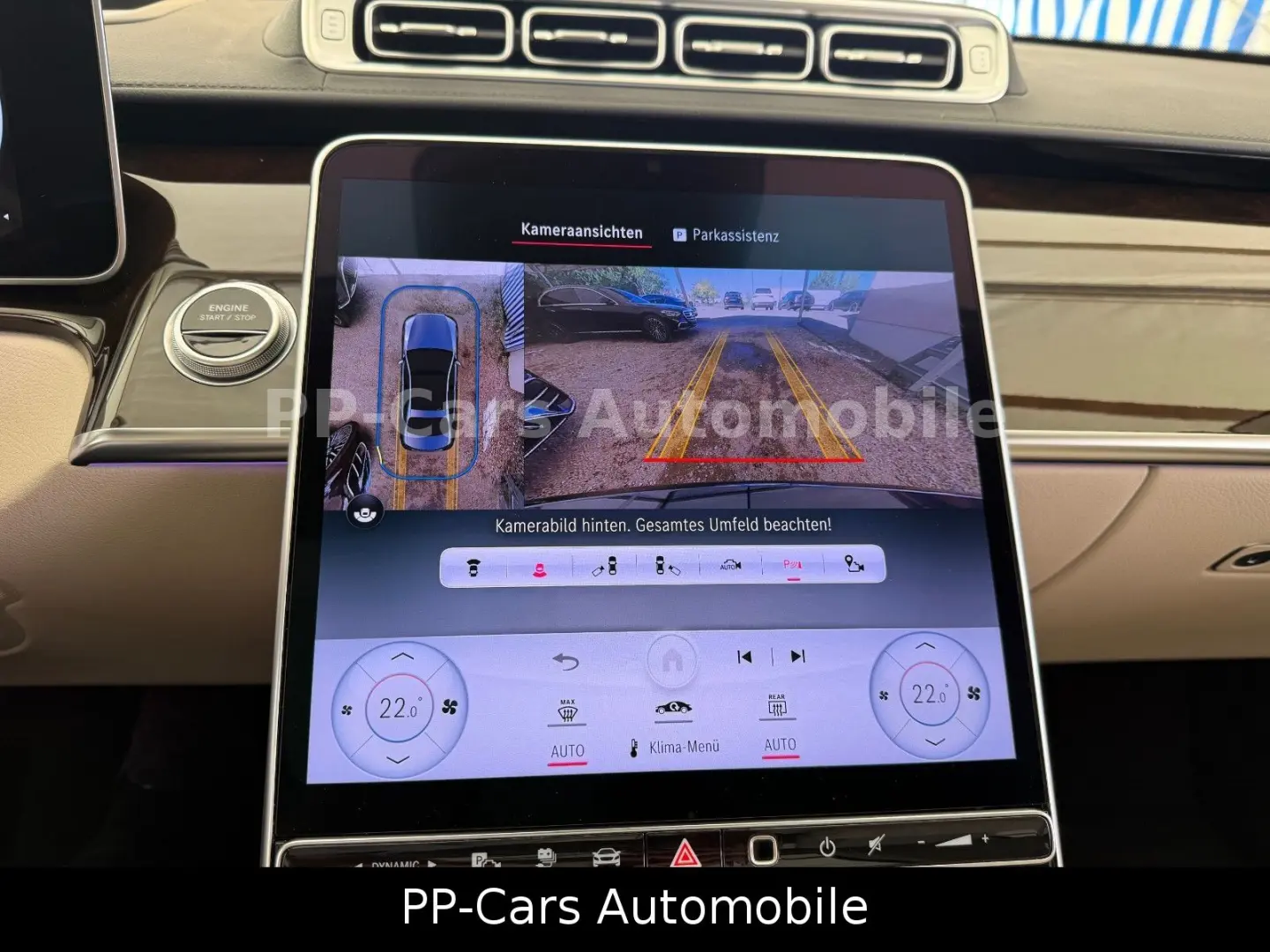 S 580 e 4M*BEIGE/GRAU*PANO*TV*360°*HUD*CHAFFEUR*