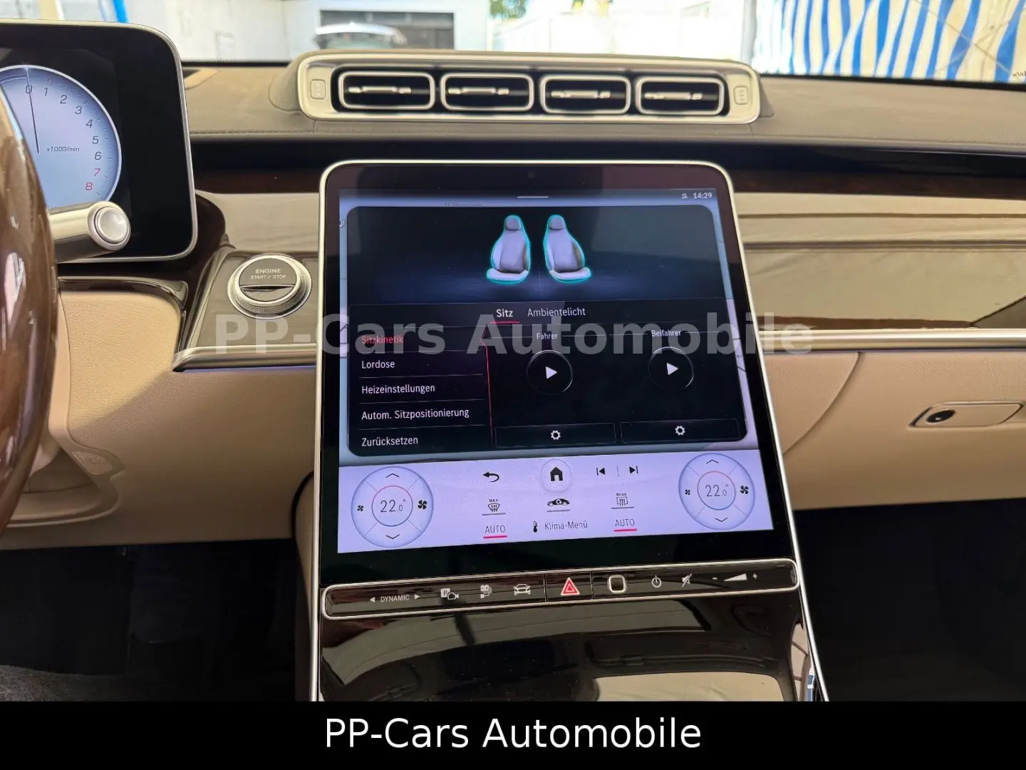 S 580 e 4M*BEIGE/GRAU*PANO*TV*360°*HUD*CHAFFEUR*