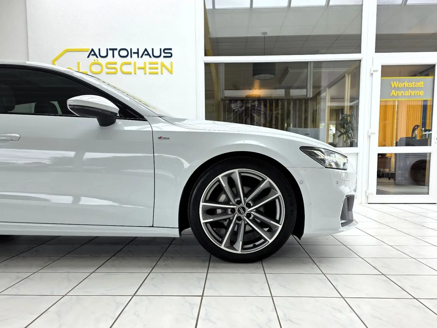 A7 Sportback 40 TDI quattro S Line Optik Schwarz