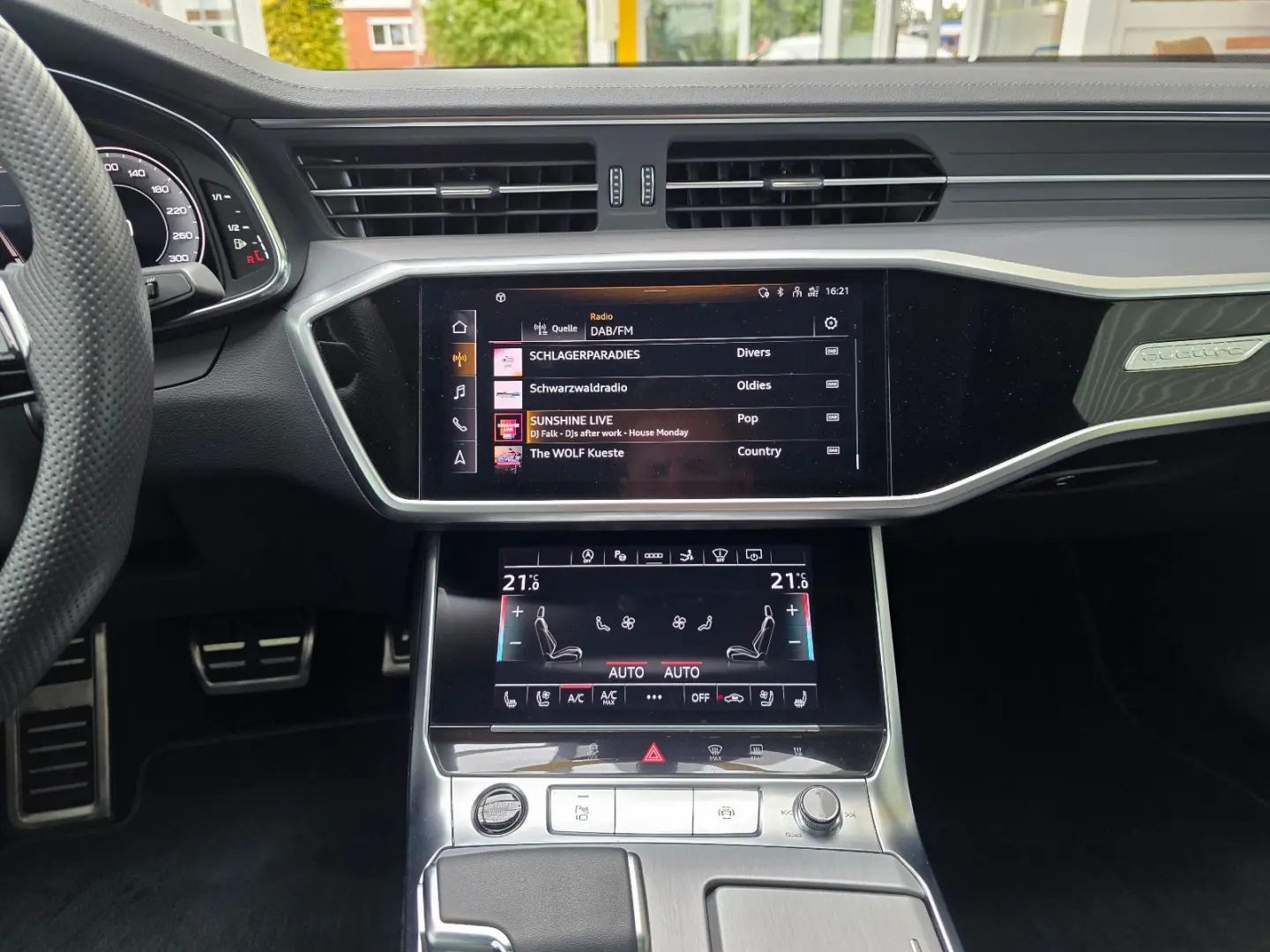 A7 Sportback 40 TDI quattro S Line Optik Schwarz