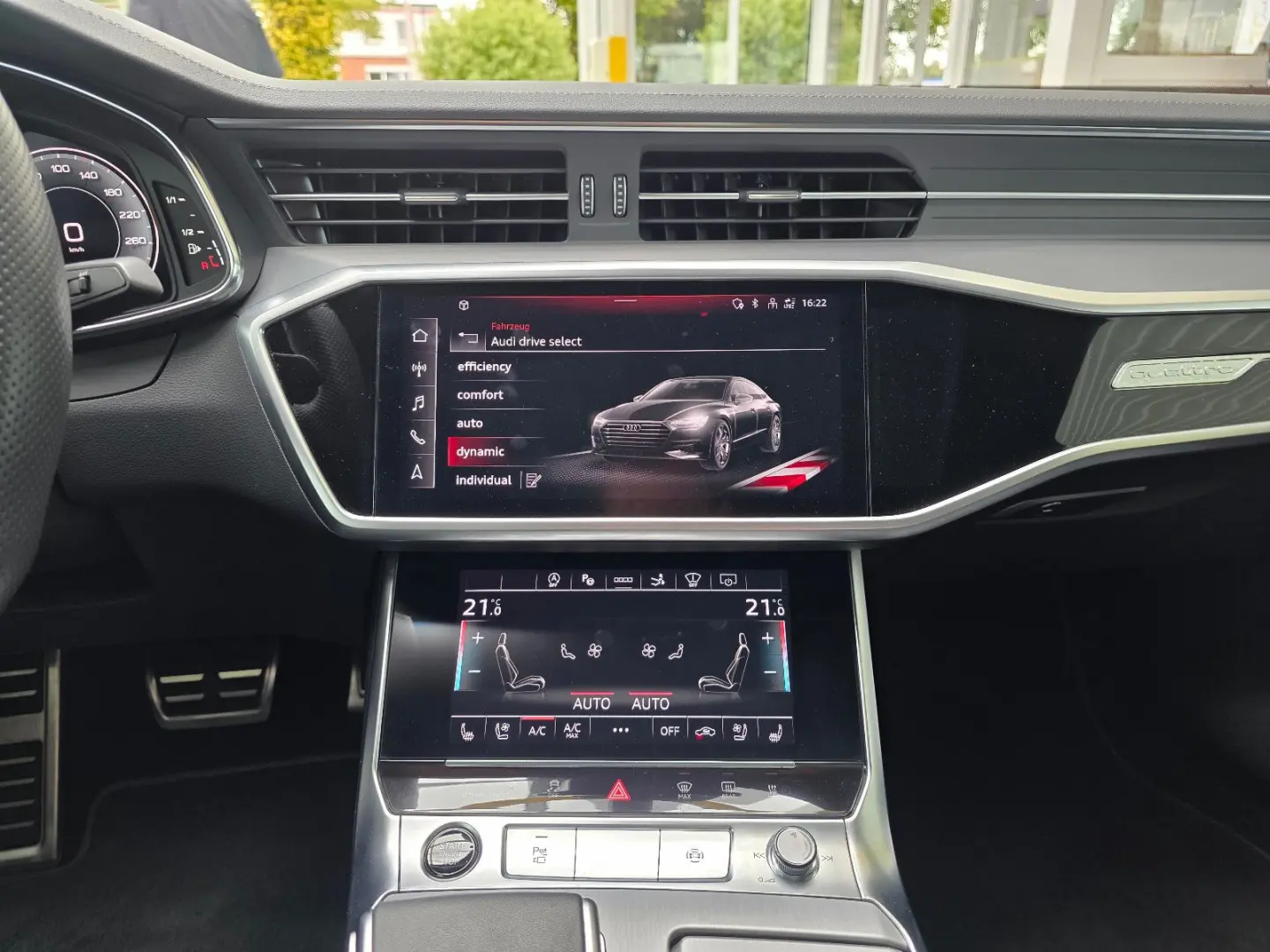 A7 Sportback 40 TDI quattro S Line Optik Schwarz