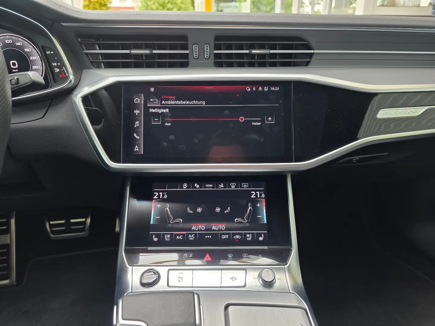 A7 Sportback 40 TDI quattro S Line Optik Schwarz